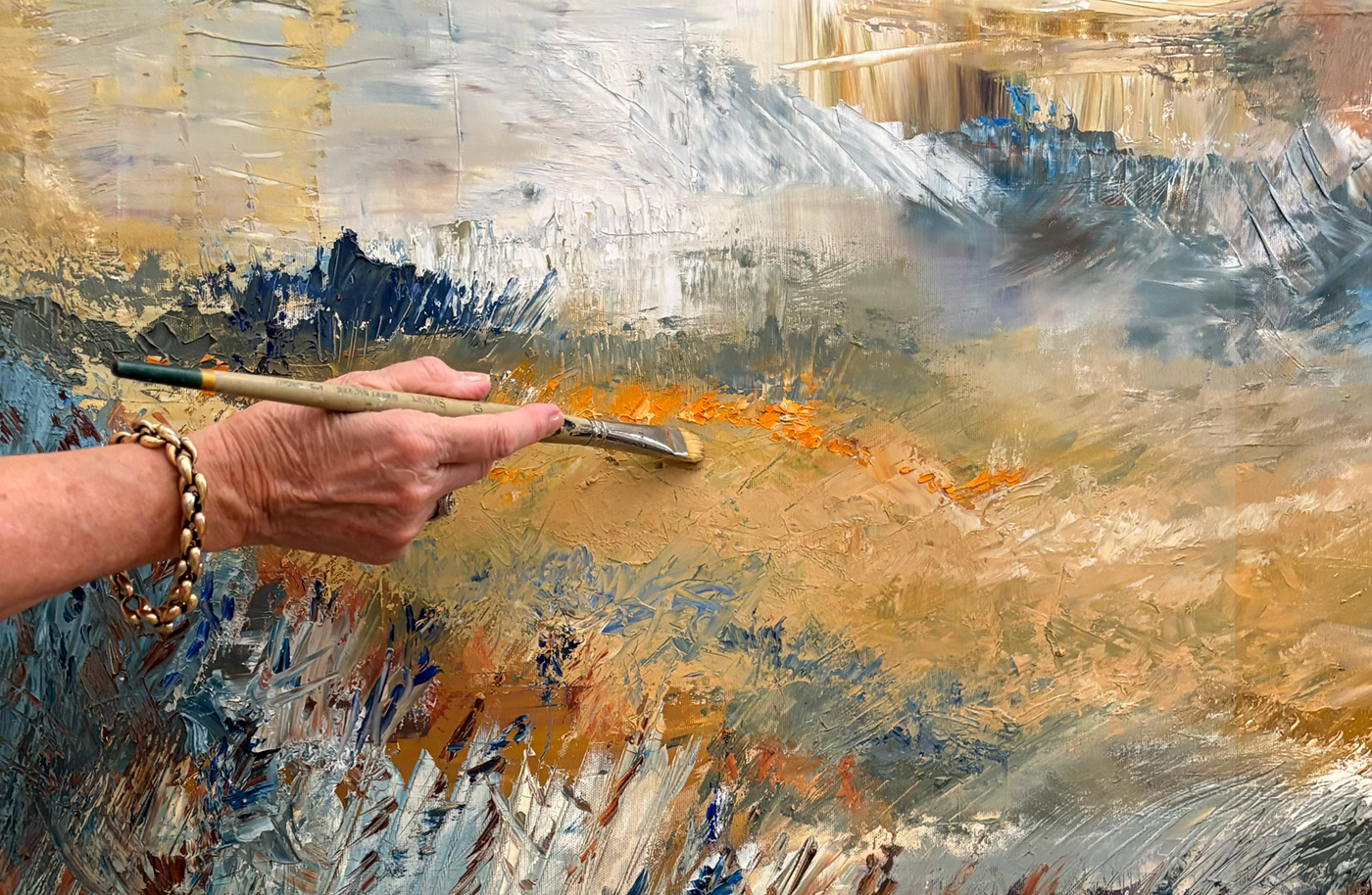 Micky painting
